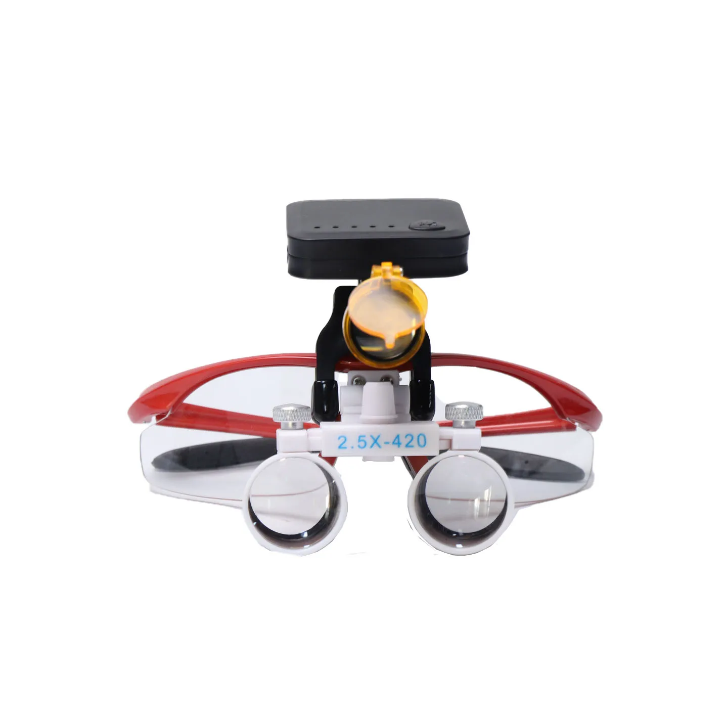 5w Wireless 4 models brightness Dental headlamp + 3.5x dental loupes ENT Surgery Dentist tools Metal frame High Intensity Oral