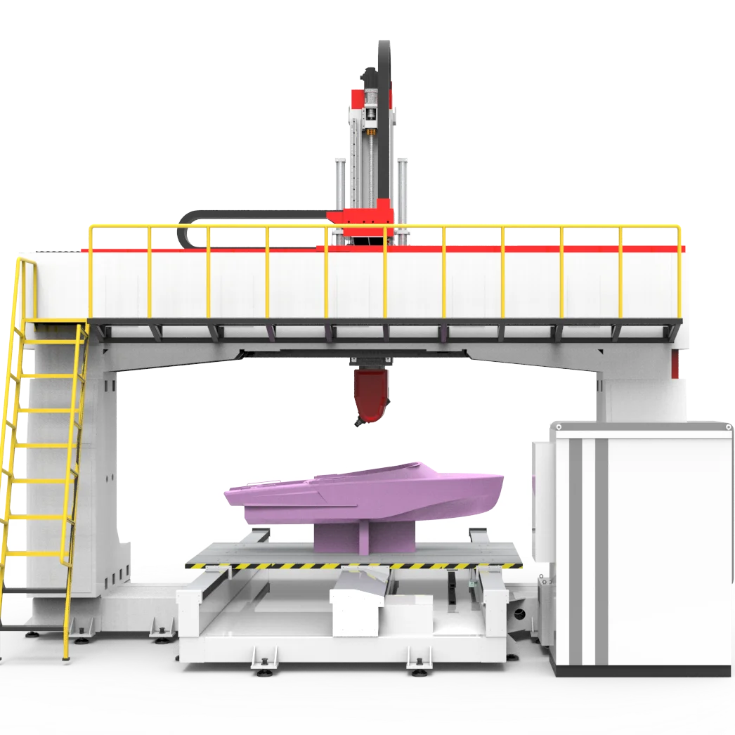 5 axis cnc router used for styrofoam EPS foam molds patterns milling cnc machine 5 axis