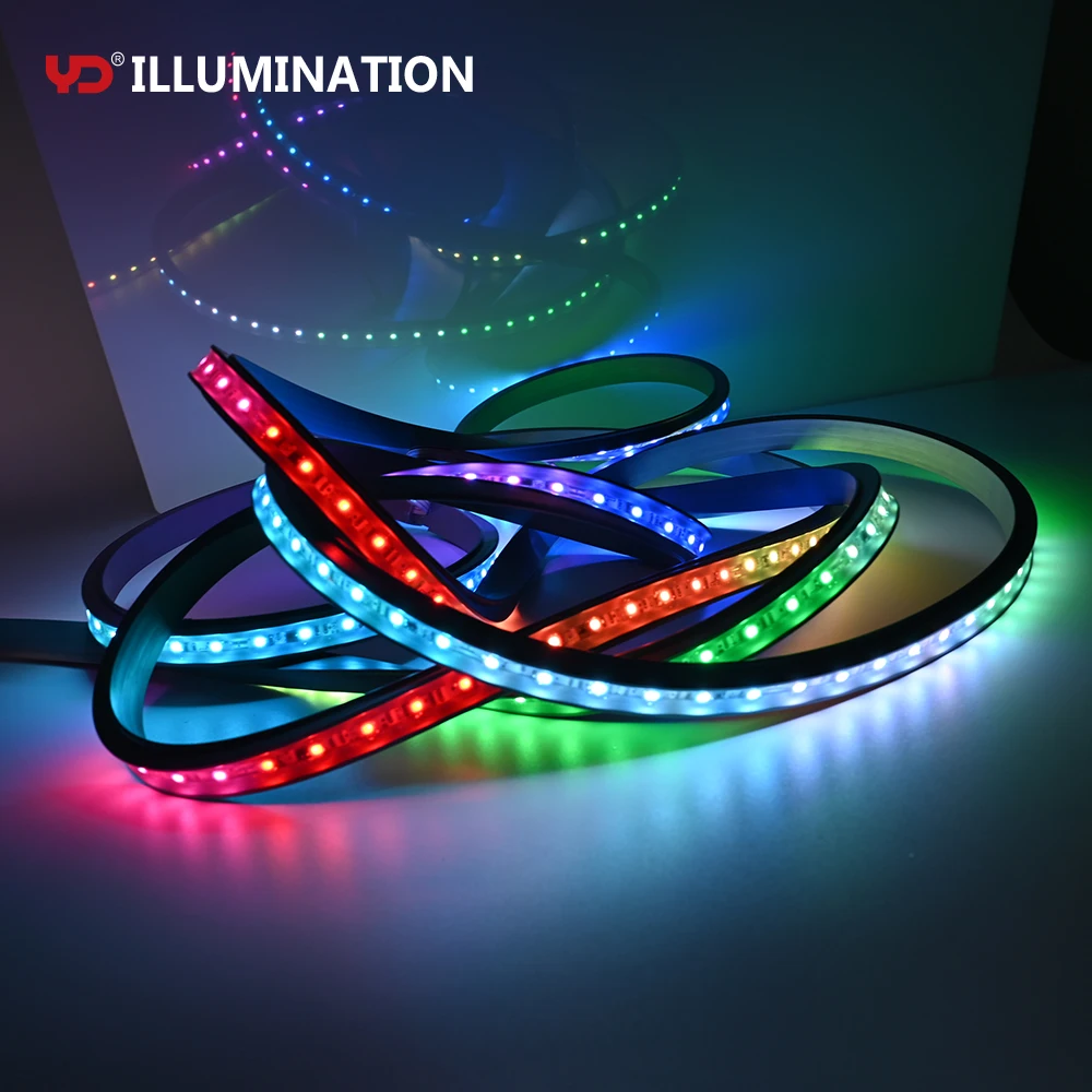 Светодиодная лента RGBW DMX512 6 пикселей на метр 24 В постоянного тока 12 Вт управление
