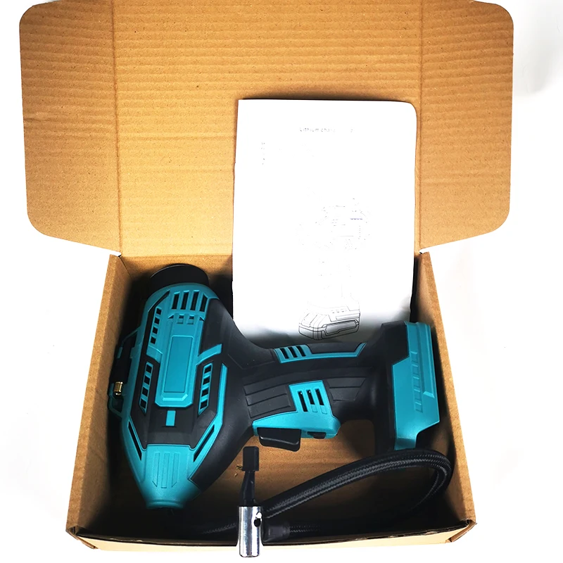 Mini Rechargeable Air Pump Tire Inflator Portable Cordless Compressor Digital Car Tyre Pump for Car Bicycle makita battery