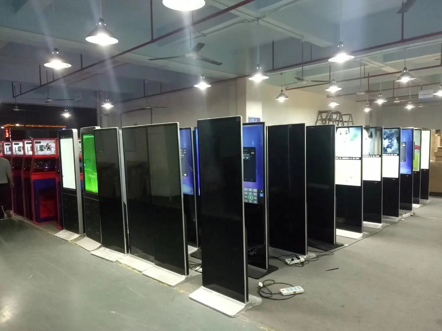 49 inch LCD vertical screen digital standee with advertising media player