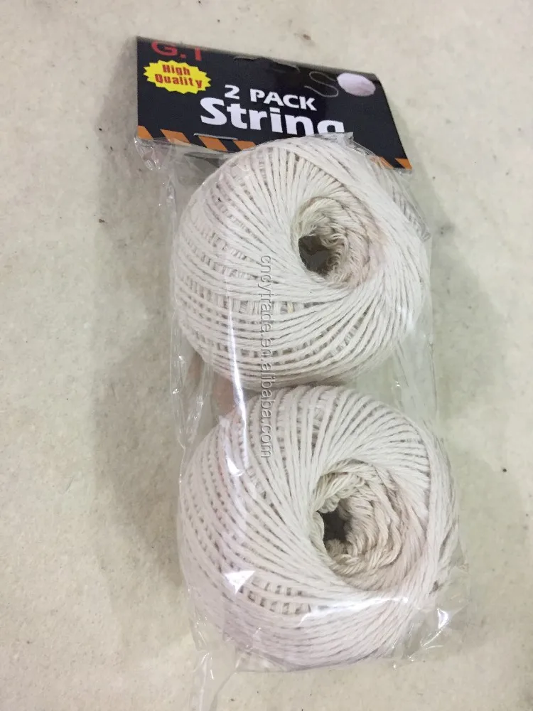 china rope factory eco friendly cheap recycle multi ply twisted braided colored cotton bakers twine rope cord yarn