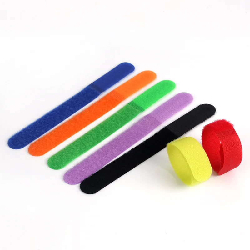 Custom Velcro Straps Self-Adhesive Nylon Battery Tie Downs for Drone Model Hook and Loop Fasteners for Voltage Cable Management