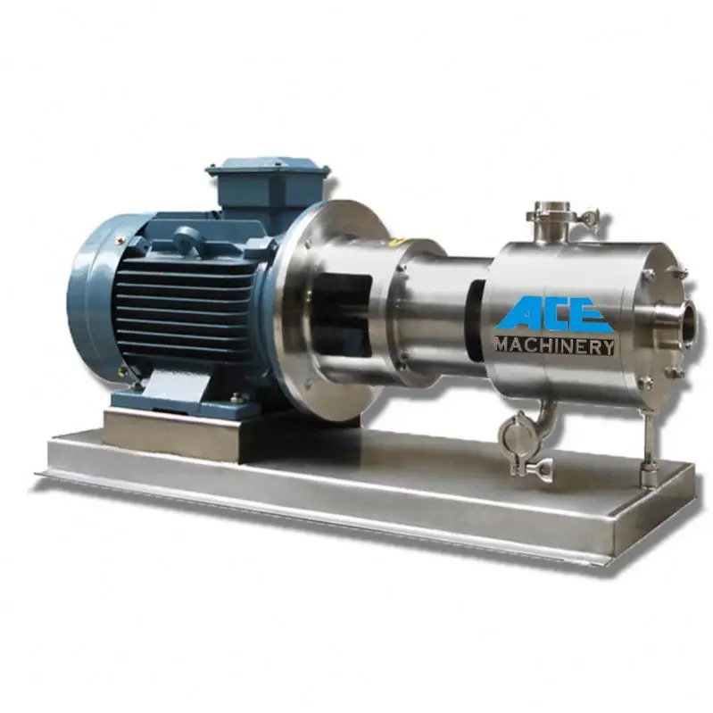 Cosmetics &Perfumery Compound &Soap &Balsam Processing Stainless Pipeline High Shear Dispersing Fixed Emulsion Pump