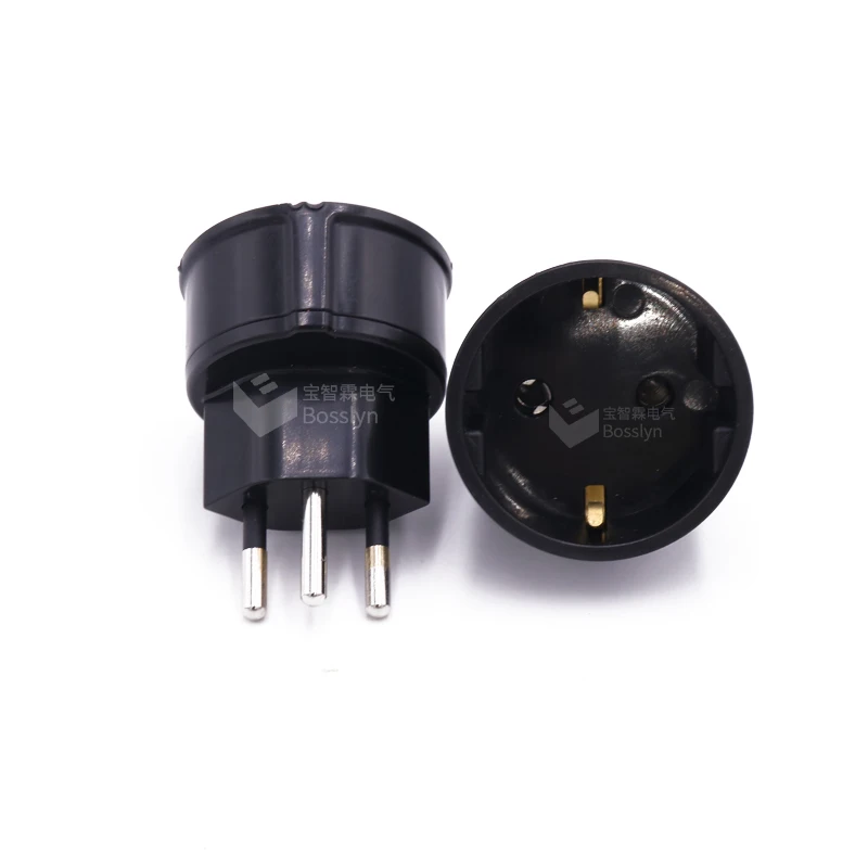 Schuko to Swiss plug adapter EU to Swiss adapter plug