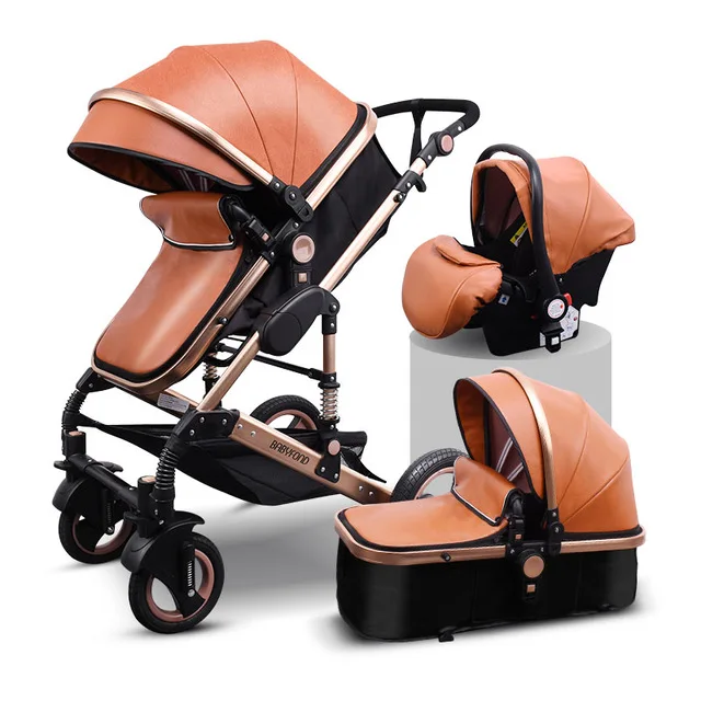 Babyfond Быстрая доставка Прямая поставка Роскошный детский автомобиль зонтик Легкая летняя тележка Багги складная детская коляска 3 в