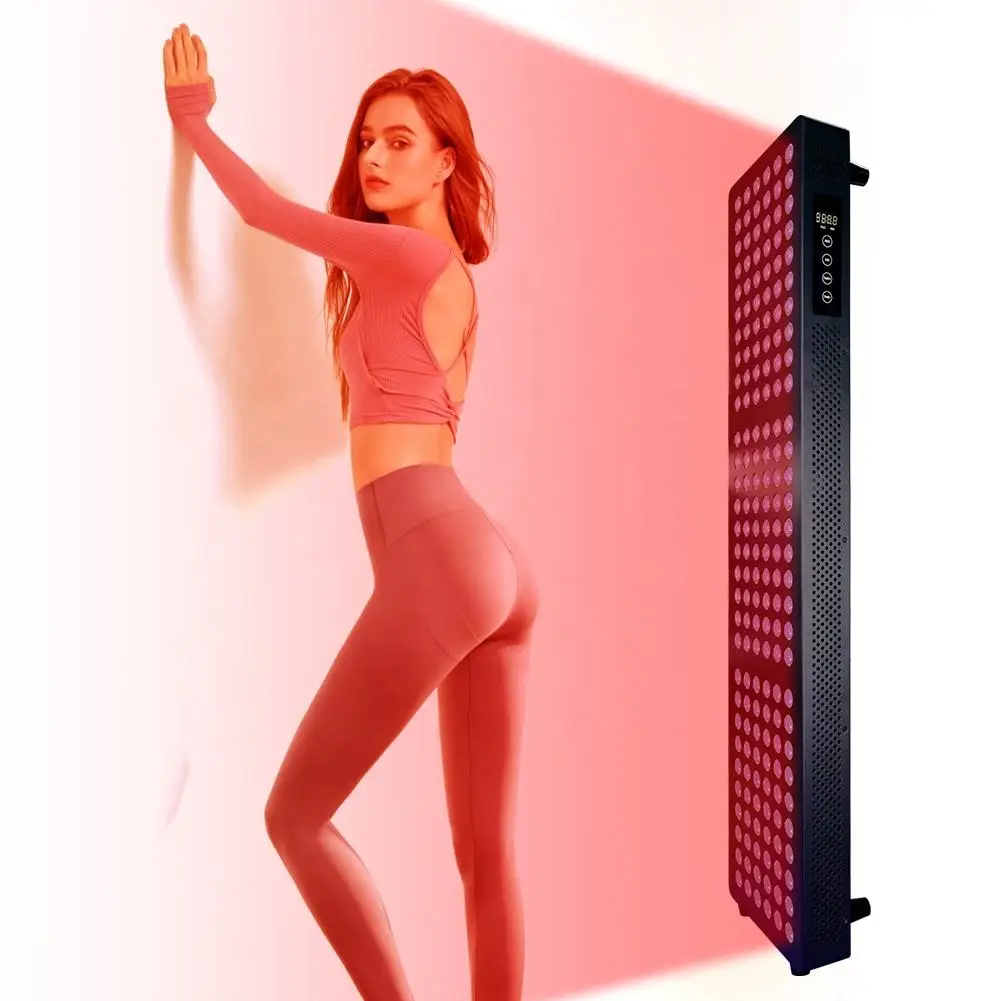 Медицинский класс 1000 Вт умный цифровой дисплей ближнего инфракрасного светодиодного красного света терапевтическая панель всего тела стоя