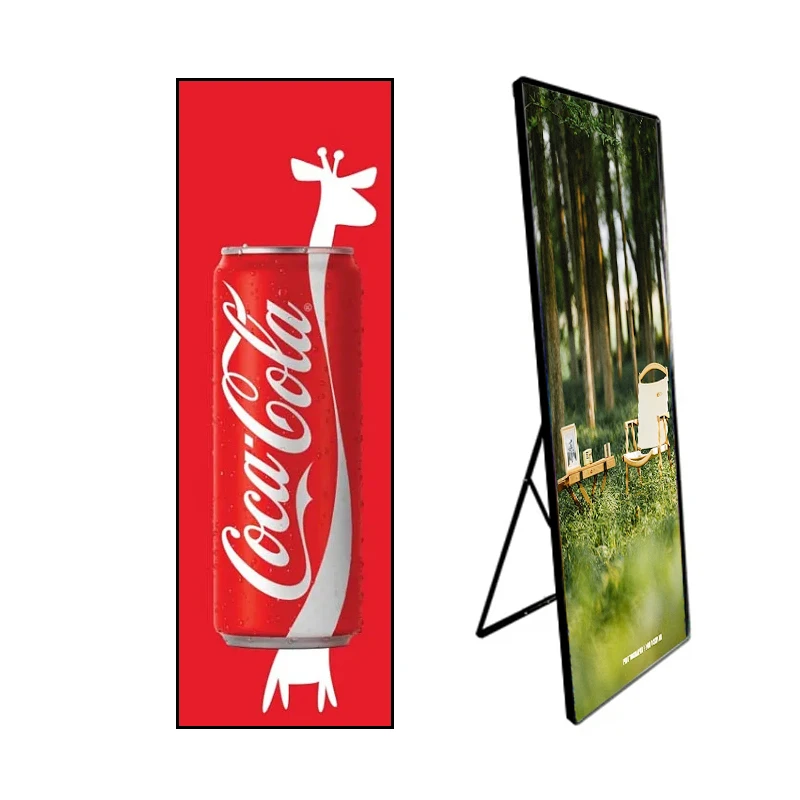 Портативный рекламный экран Digital Signage СВЕТОДИОДНЫЙ цифровой плакат дисплей