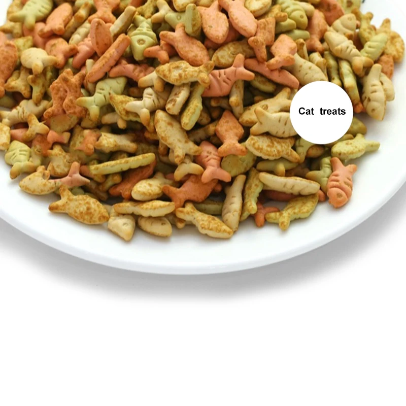 Натуральное органическое сухое печенье для кошек, Угощение для кошек
