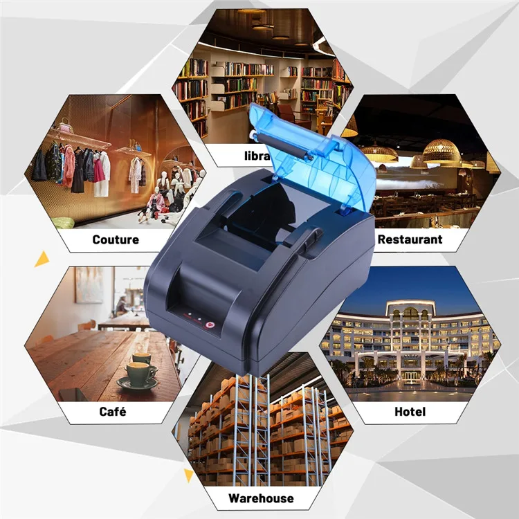 High Quality 58mm small USB portable Wireless mobile blue tooth thermal receipt printer POS58C1