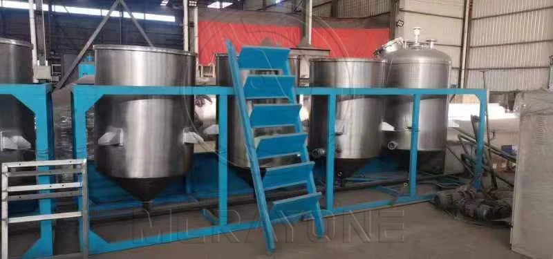 Automatic Mini Crude Oil Refinery Plant Refined Oil Machine for Olive Soybean Sesame Oil