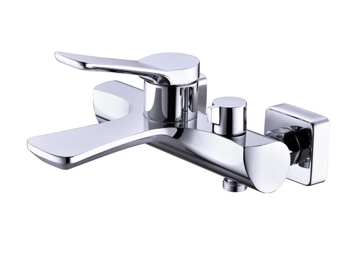 Настенный смеситель для ванной комнаты повесить отдельно стоящая Ванна кран смеситель для душа