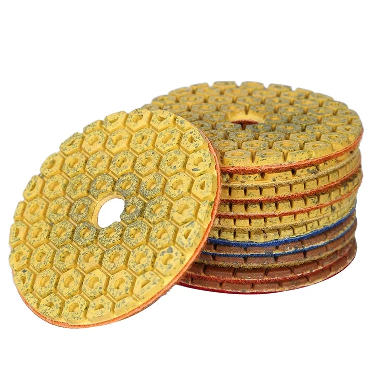 
100mm Metal Bond Diamond Polishing Pads for Granite and Hard Stone 