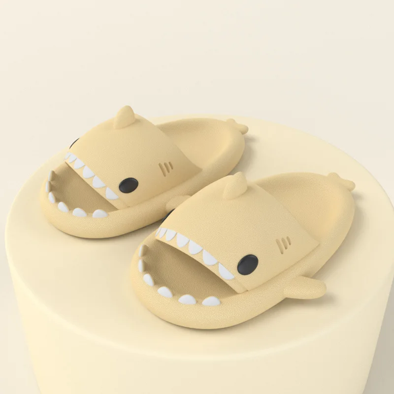 EVA shark summer adult couple parent-child wacky cute cartoon cloud ultra soft slippers womens house and outdoor shoes