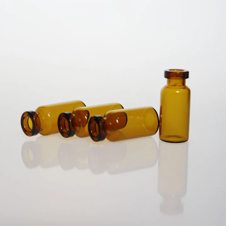 2ml 3ml 5ml 6ml 7ml 8ml 10ml 15ml 20ml Low Borosilicate Glass Tubular Bottle Vaccine Glass Vials with lid For Pharmaceutical
