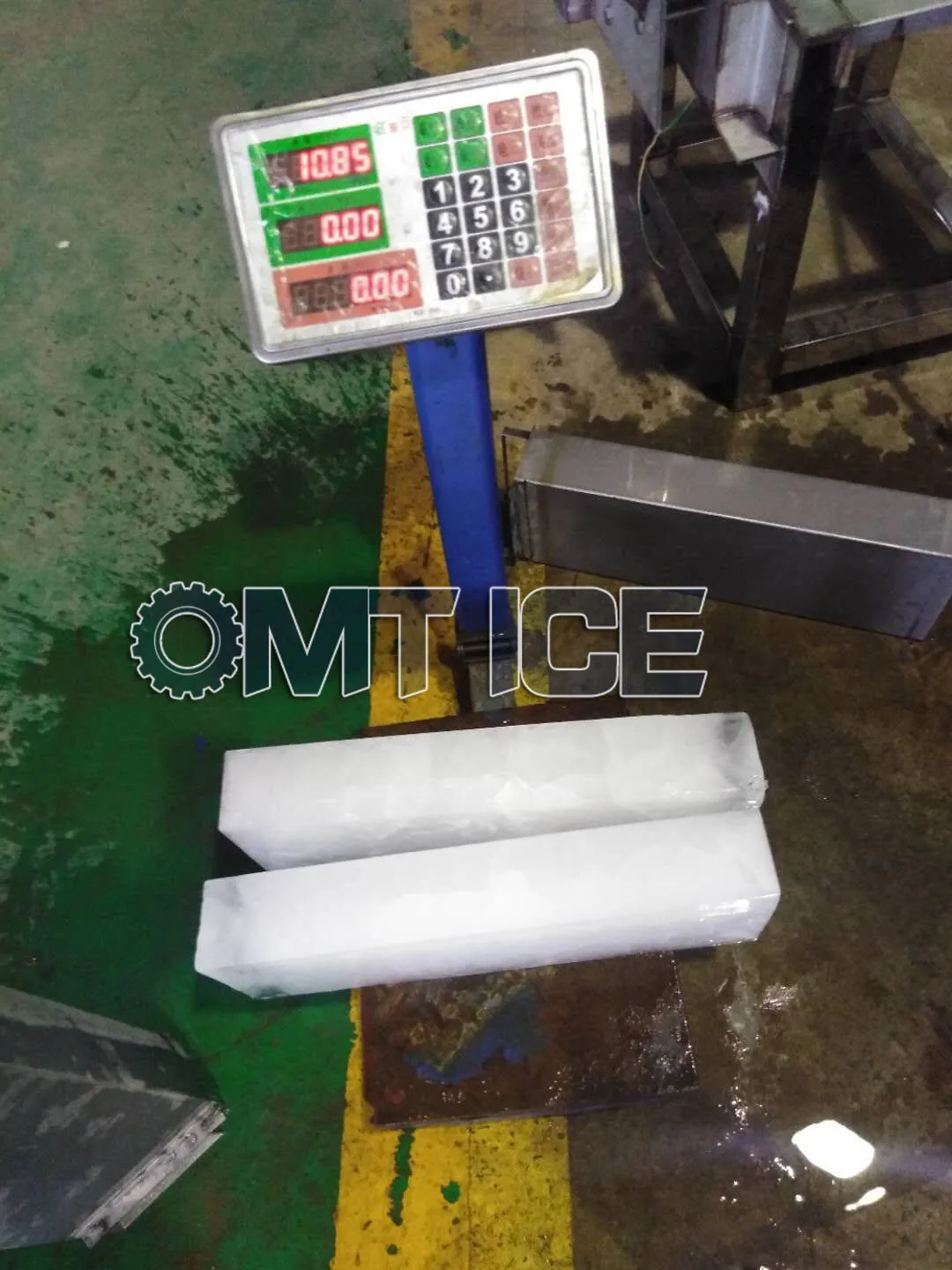 4000 kgs salt water block ice maker  suitable for ice workshop