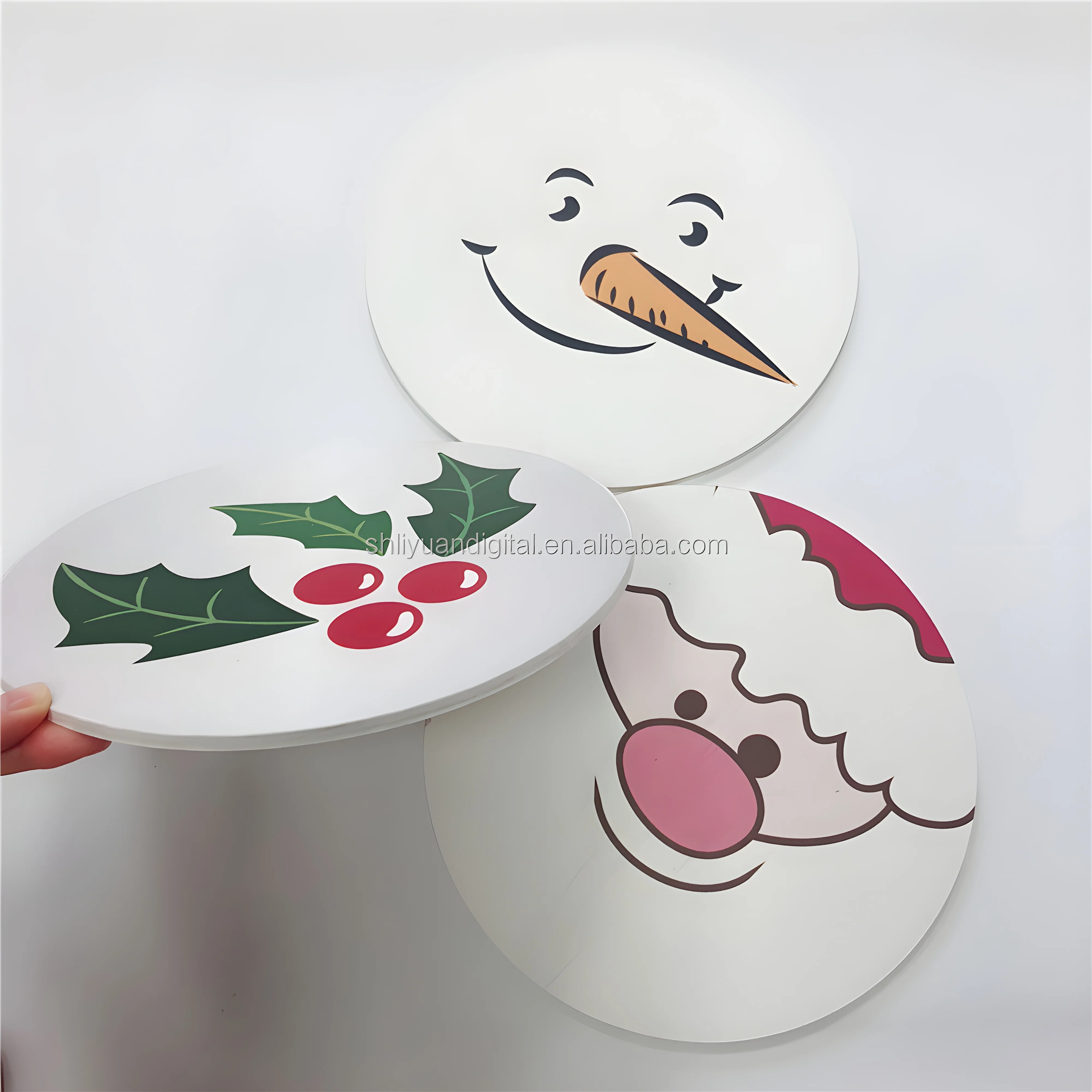 Factory supplier Hot Sale eco - friendly 3mm 5mm UV Printing PVC Foam Bord For Christmas Decorations