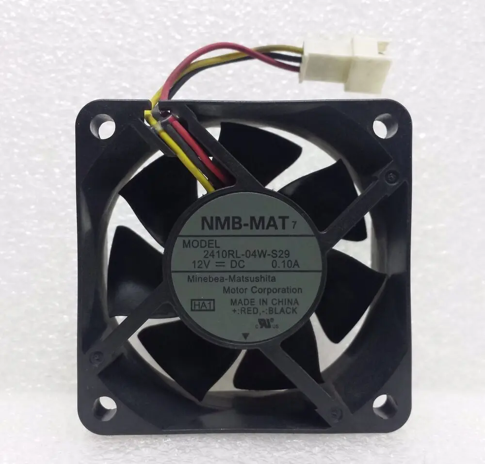 Вентилятор охлаждения YJL 1 шт. 2410RL-04W-S29 60 ** 25 мм 12 В 0.10A 3Pin
