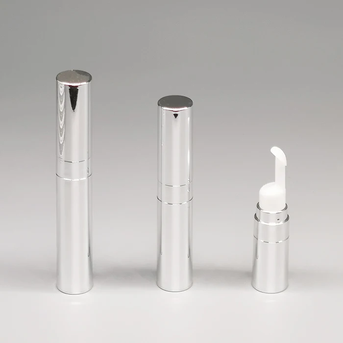 10ml 15ml 20ml syringe bottle packaging for cosmetic airless syringe pump bottle eye cream packaging