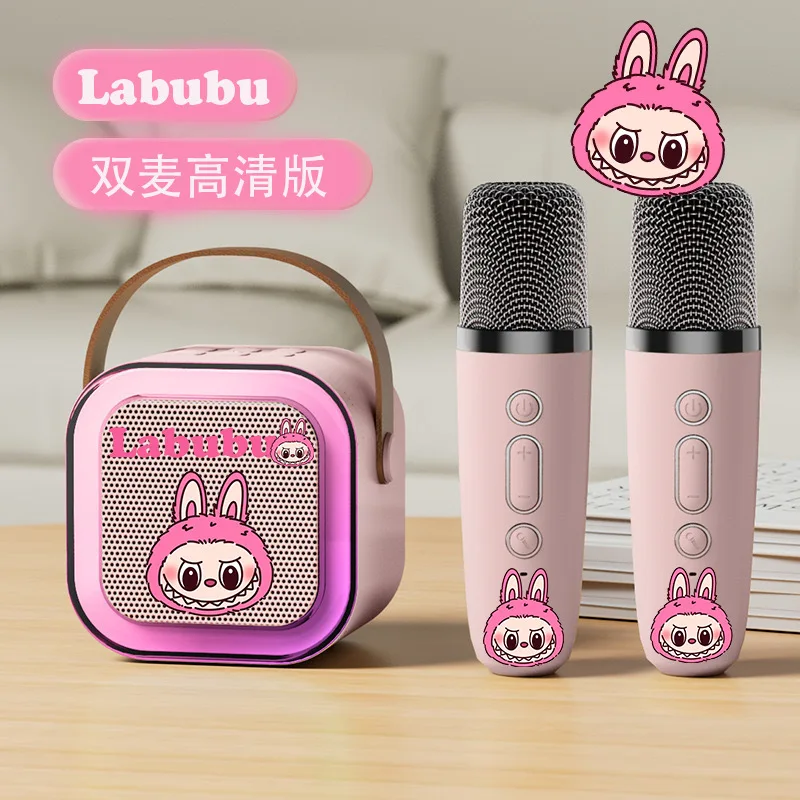 LINDA Kids Labubu набор для караоке мини-колонки уличный музыкальный плеер портативный караоке-динамик