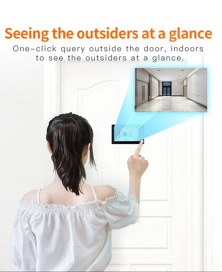 4.3' LCD 160 Degrees HD Digital Video Door Viewer Peephole Door Eye IR Camera
