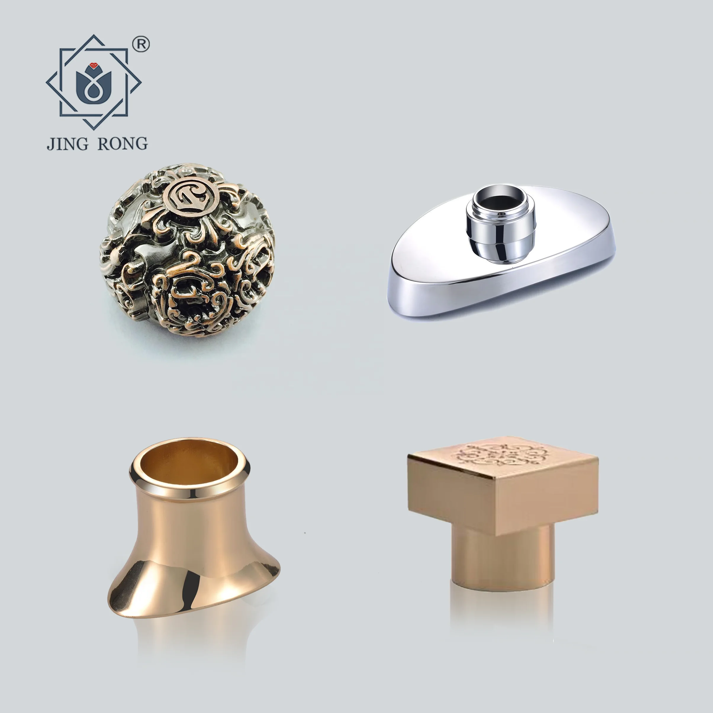 Magnetic perfume cap aluminum flip black gold with metal screw lid cover aluminum metal with lid perfume glass screw bottle cap