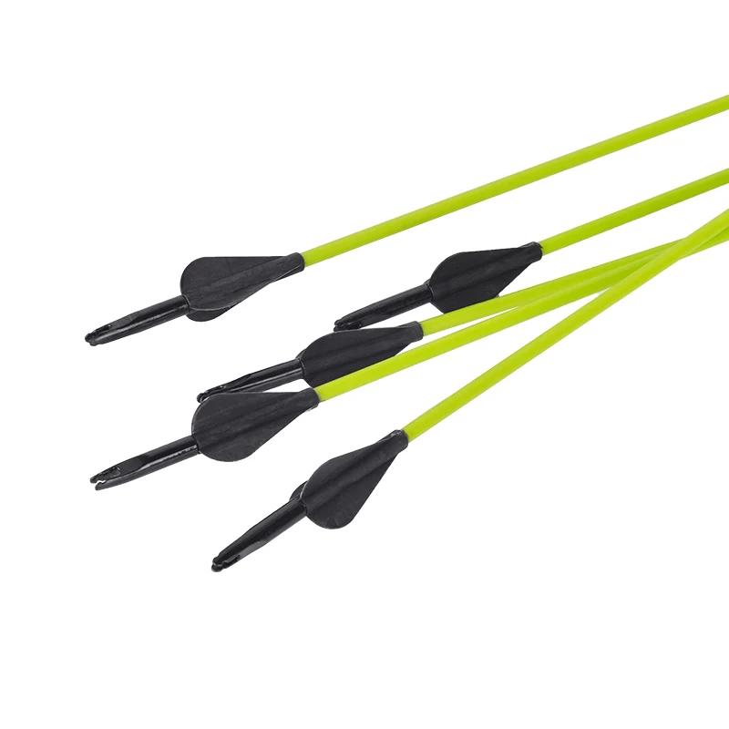 Portable Suction Cup Arrows Shooting 7mm Fiberglass Youth Beginner Practice Bow and Arrow Toy Archery Rubber Sucker Arrows