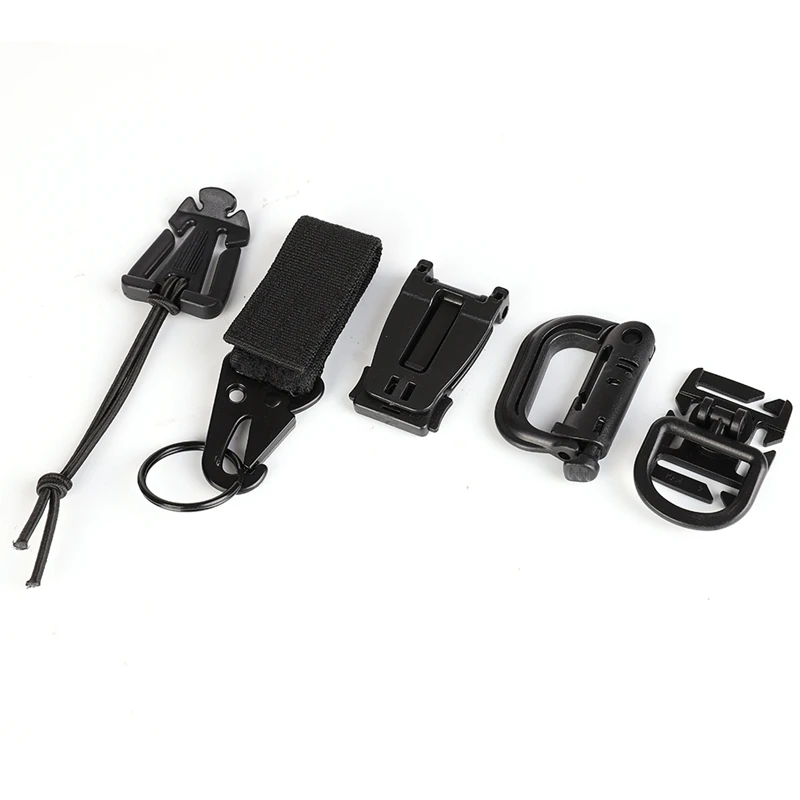 Тактические аксессуары, аксессуары для сумки Molle, тактический рюкзак, жилет, инструмент для управления, пряжка, тактические аксессуары, зажимы