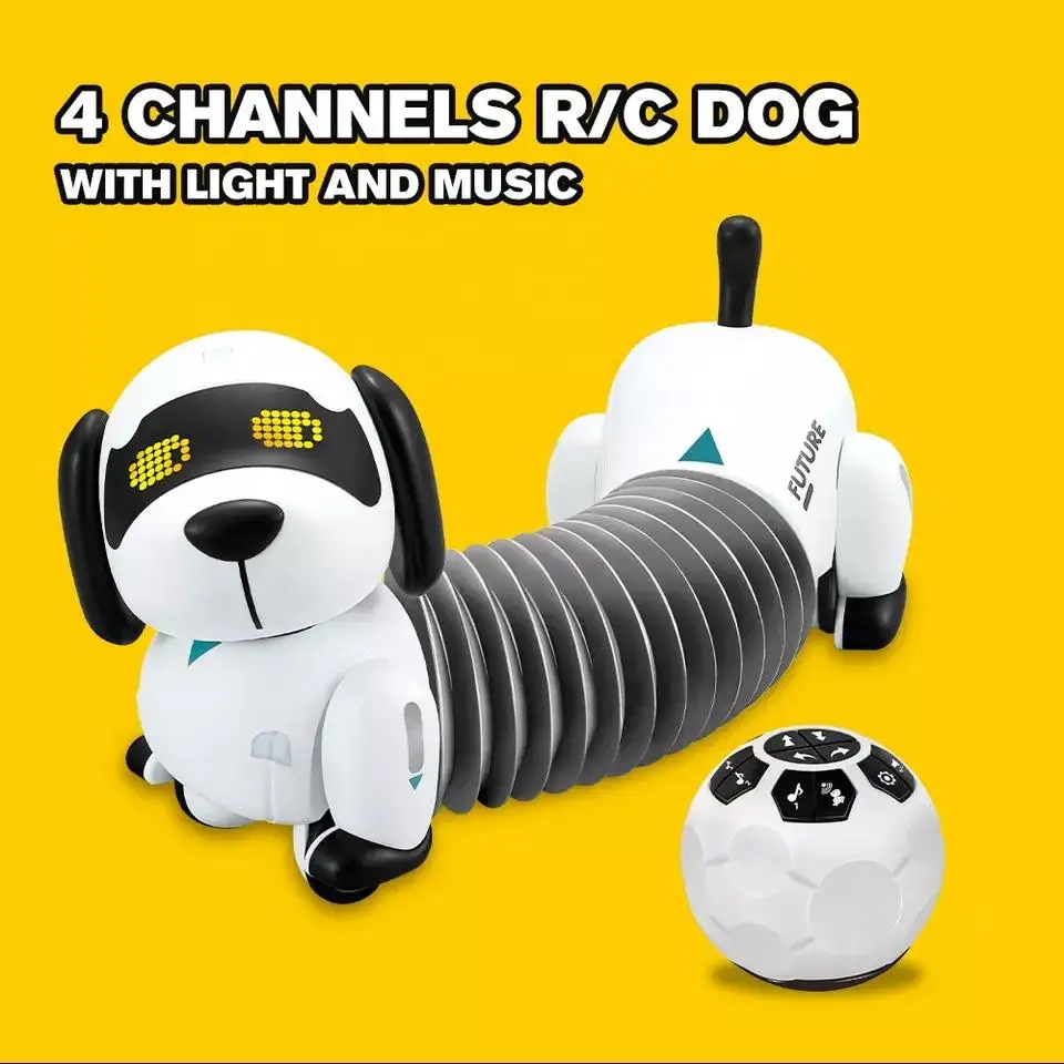 Kouyikou 2023 Remote Control Walking Robot Dog Robot Intelligent Stretchable electronic interactive intelligent robot dog toys