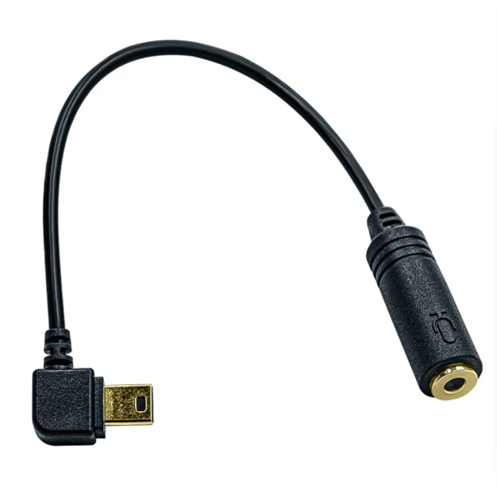mini usb to 3.5mm jack adapter for action camera