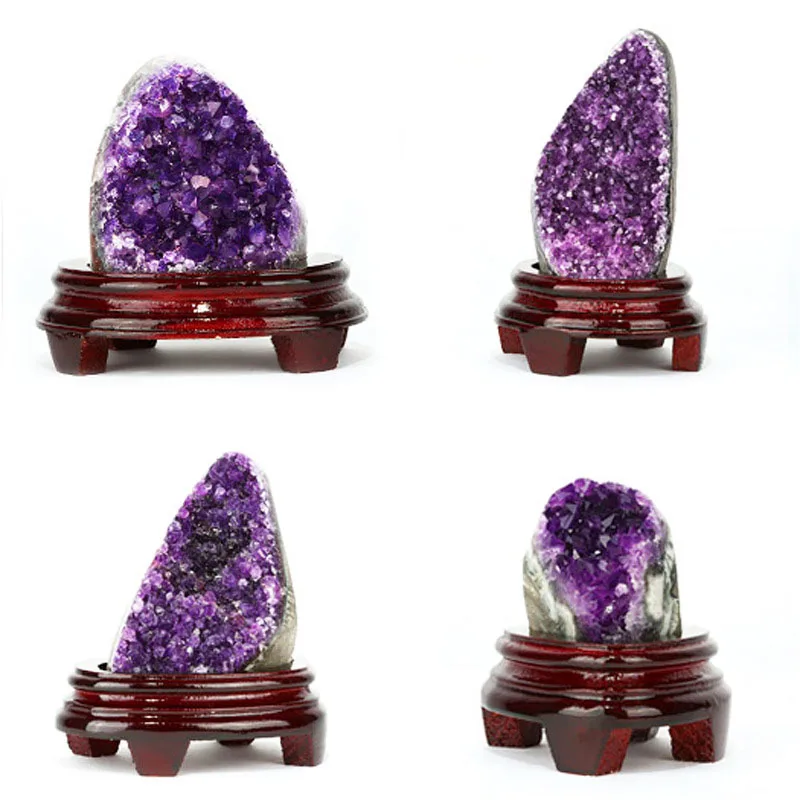 Wholesale Uruguay Natural Crystal Amethyst Cave Cluster Energy Raw Stone Office and Home Decoration