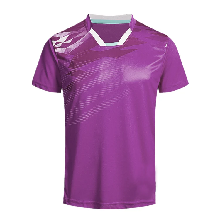 Wholesale custom table tennis uniform , blank badminton jersey ,men women badminton