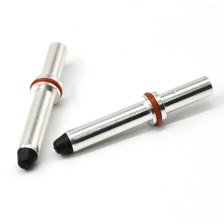 Lathe Brass Pin EV Charger Heavy Duty Connector Crimp Pin Male Crimp Contact Connector