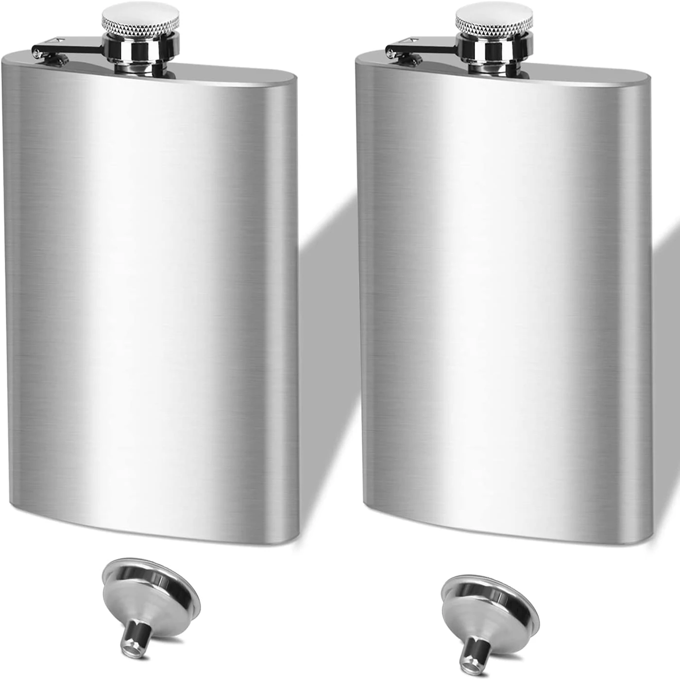 Manufacturer direct sale 8oz flask stainless steel portable outdoor 304 Russian Leather Flask for family