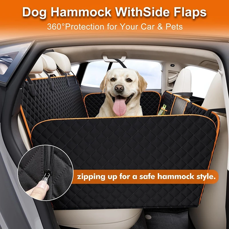 Back Seat Extender Dog Car Seat Cover Camping Air Mattress Hammock Travel Bed