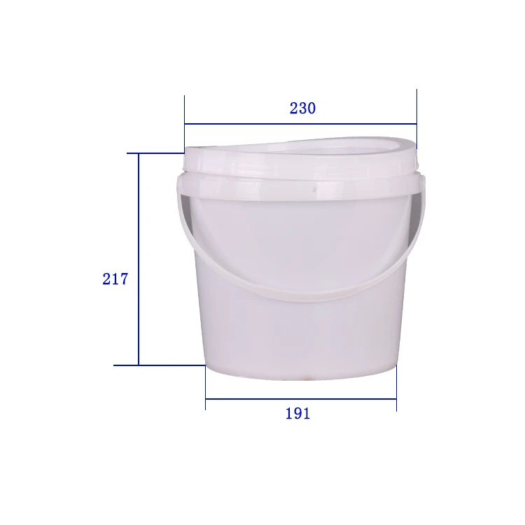thickened food grade packaging drum 7L plastic drum 2 gallon round screw bucket for sale plastic pail paint buckets