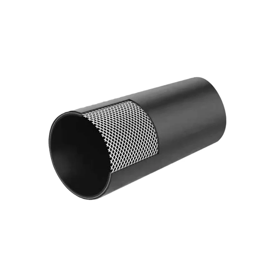 PE wire mesh skeleton pipe DN50-630 melting polyethylene plastic composite pipe for water pipe 1.6mpa