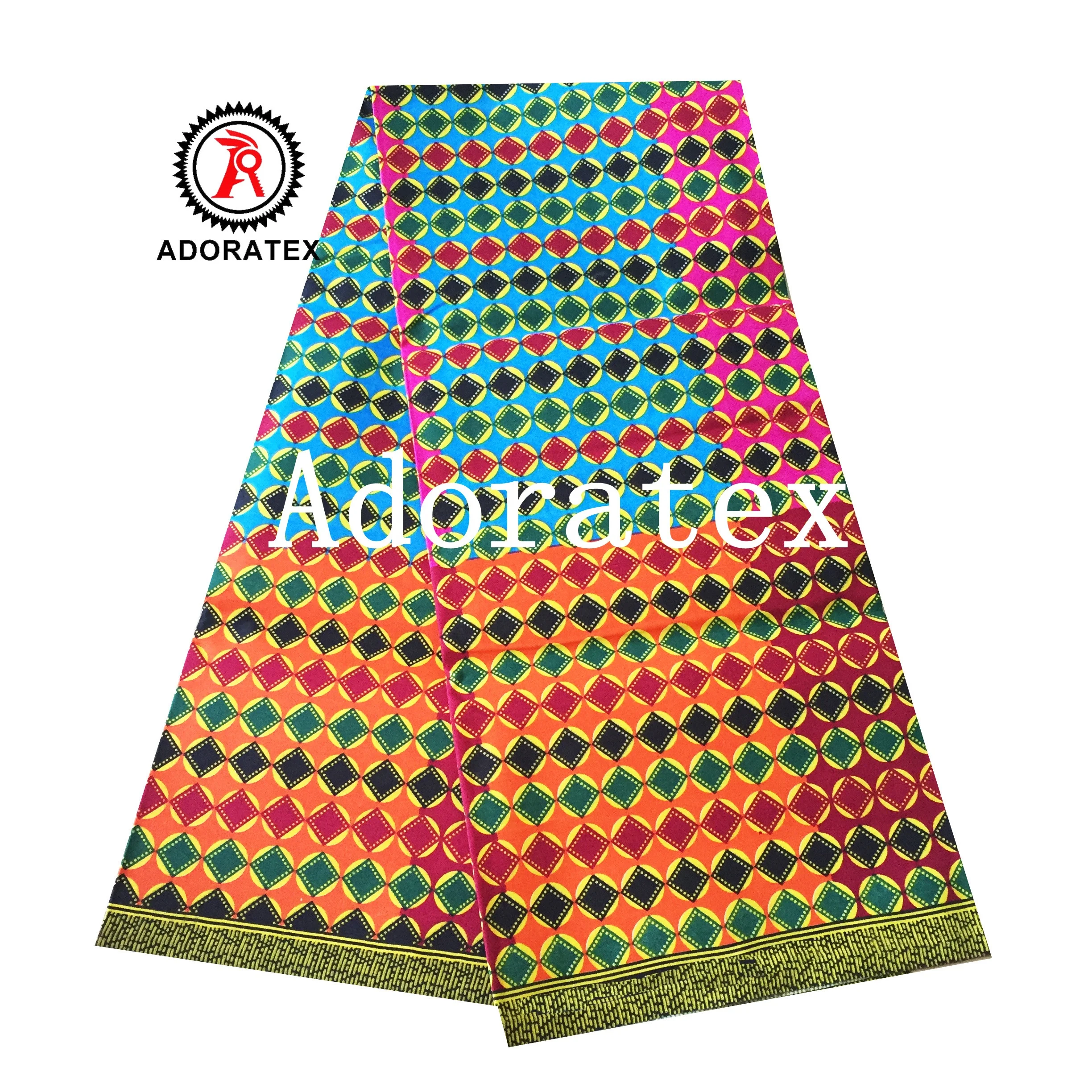 Adoratex new fashion wholesale tissu africain fabric cut pieces