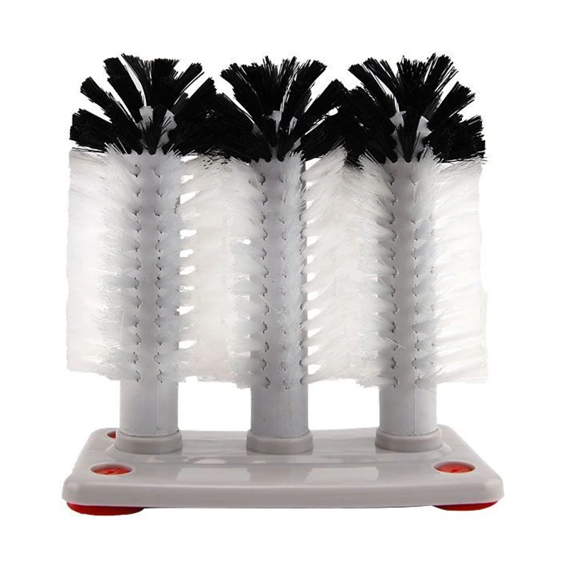 Оптовая продажа, Заводская дешевая цена, набор для мытья стаканчиков, стеклянных моек, бутылка для воды, щетка для очистки стекла