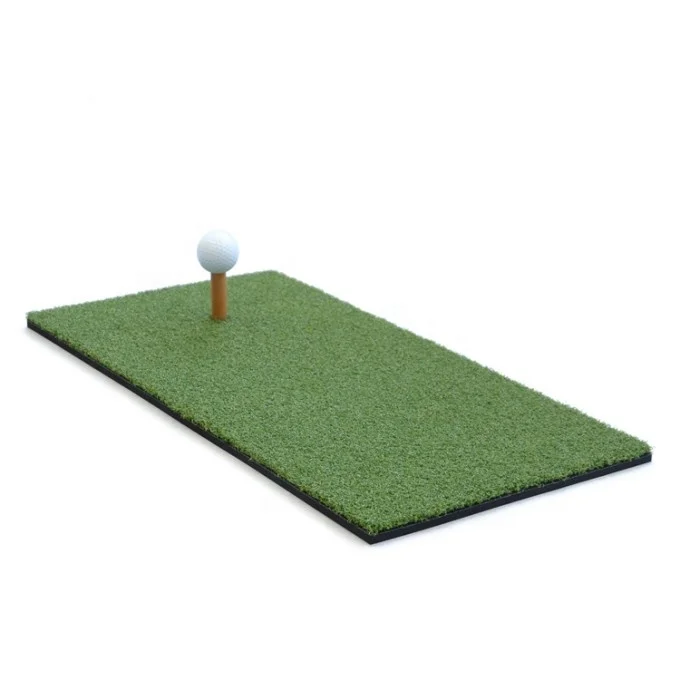 Customized outdoor indoor club cutting mat Driving range batting training mat Pushing turf golf mat