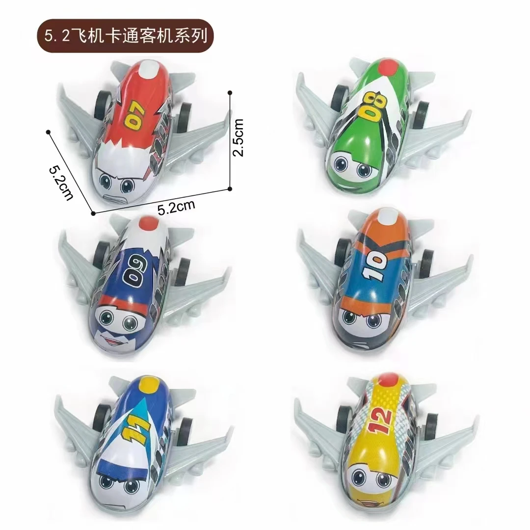 Factory 2024 new toys 5.2 cm die cast Vehicle Model metal Alloy pull back Mini plane