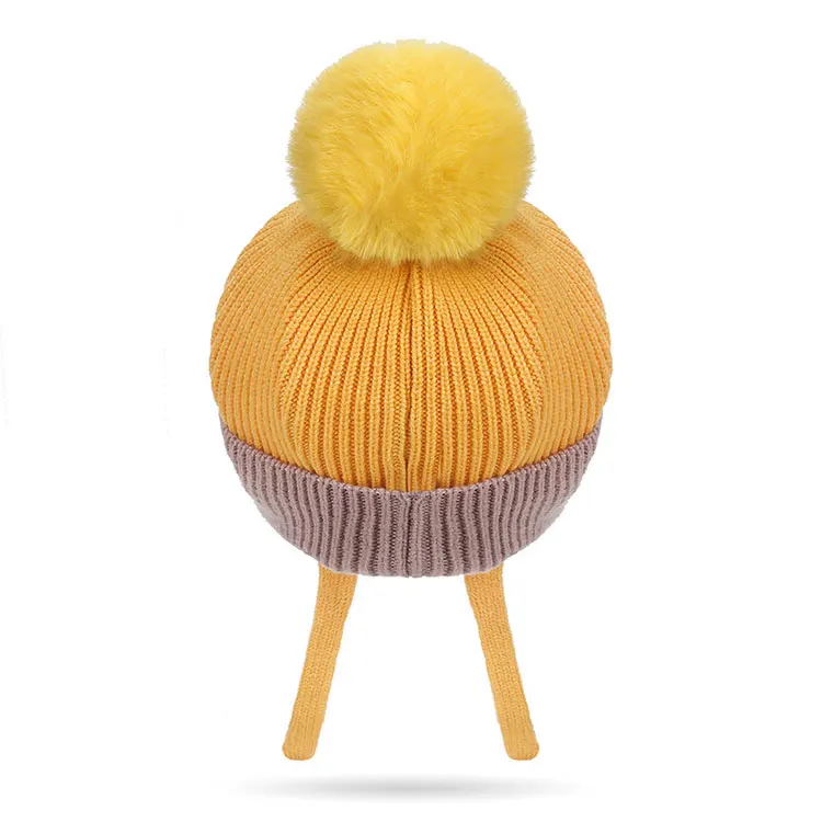 Wholesale High Quality Custom Kids Beanie Hat Manufacturers Designer Boys Girls Warm Ski Beanie Winter Hat