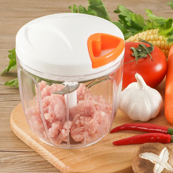 New Kitchen Tools  Mini Hand Manual Meat Vegetable Fruit Twist Pull Chopper