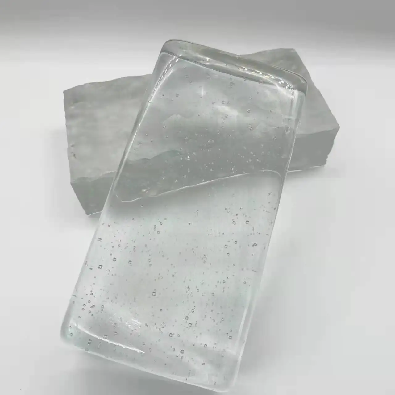 Factory Direct Clear Home Decoration Transparent Super White Crystal Rectangle Soild Tempered Toughened Glass Brick