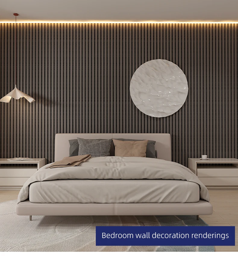 Oak Acoustic Wood Wall Panels Akupanel Led Acoustic Slat Wood Wall Panels Wall Black Walnut 3sides Veneer Panel