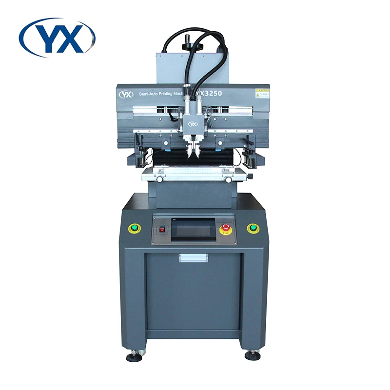 Paste Printer LED Assembly Line YX3250 PCB Solder Paste Semi-Automatic Stencil Printing Machine