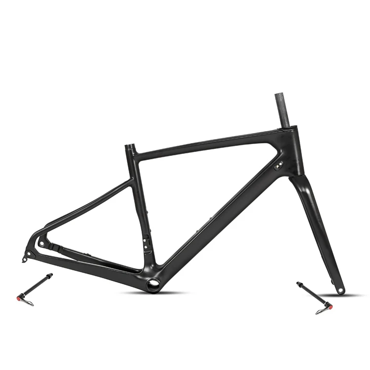 TWITTER road bike 700c high quality road bike frame set is suitable for gravel bike disc brake carbon fiber frame
