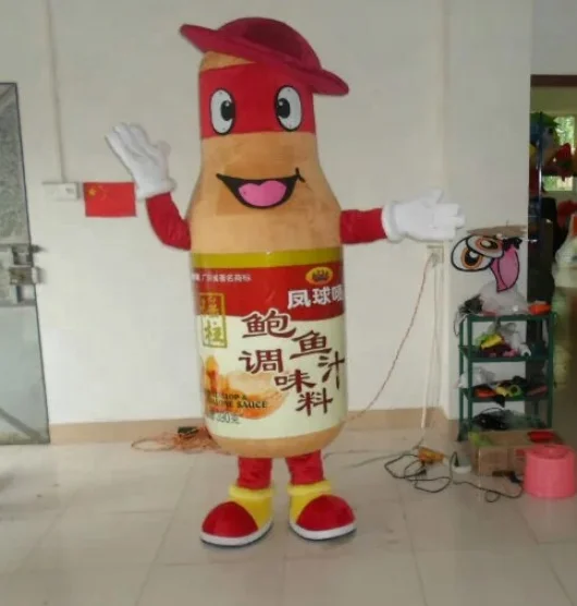 Client own design custom Beer bottle cup mascot costume