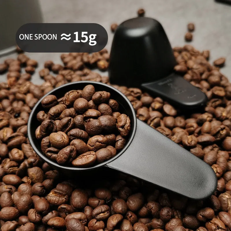 Perfect Reusable Food Grade PP Material Short Handle Coffee Measuring Spoon for Coffee Shop
