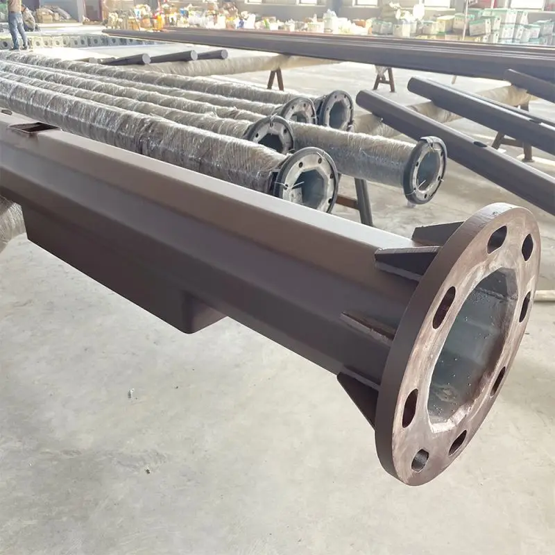 6M 8M 10M 12M Aluminium/Stainless steel/Galvanized Steel Light Pole Curved Shaped Spinning Pole Light